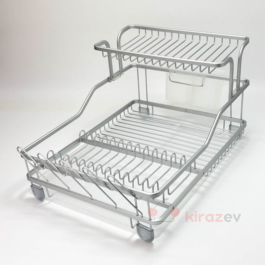 Alüminyum Paslanmaz İki Katlı Bulaşıklık