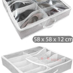 10 Gözlü Ayakkabı Düzenleyici – Şeffaf Kapaklı Saklama Kutusu