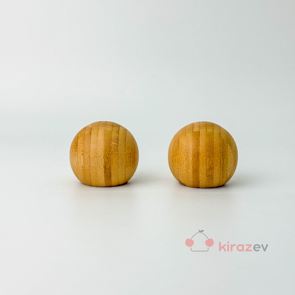 Bambu Top Tuzluk Biberlik 2'li - Kiraz Ev