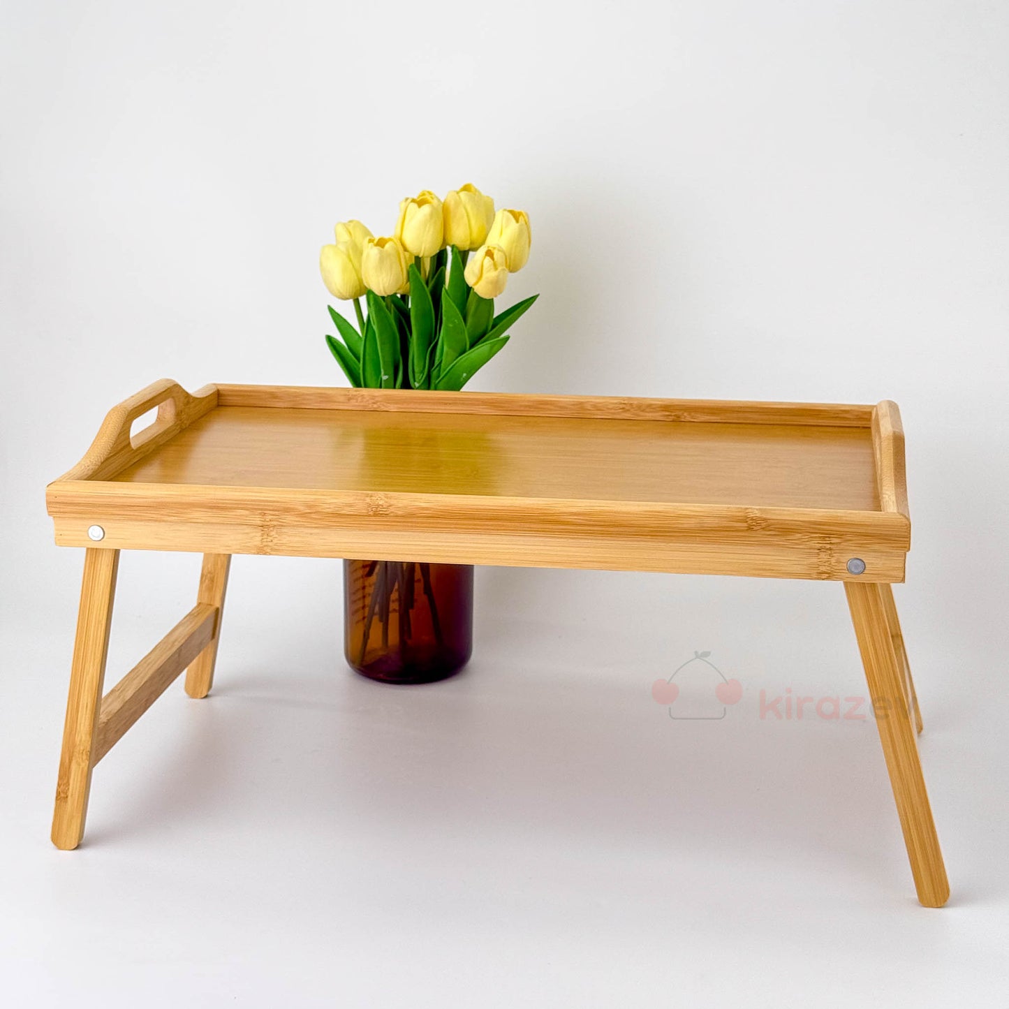 Bambu Ayaklı Keyif Tepsi