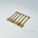 Bambu Çiçek Saplı 6’lı Çay Kaşığı Seti