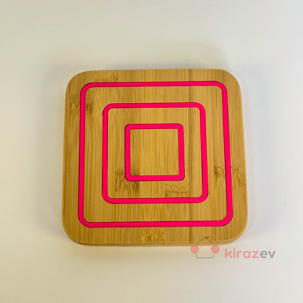 Bambu Nihale Kare Silikonlu (17x17 cm)