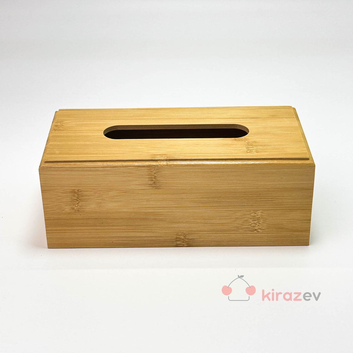 Bambu Dikdörtgen Peçetelik Kutusu