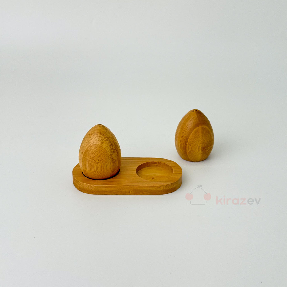 Bambu Tuzluk Biberlik Seti 2'li