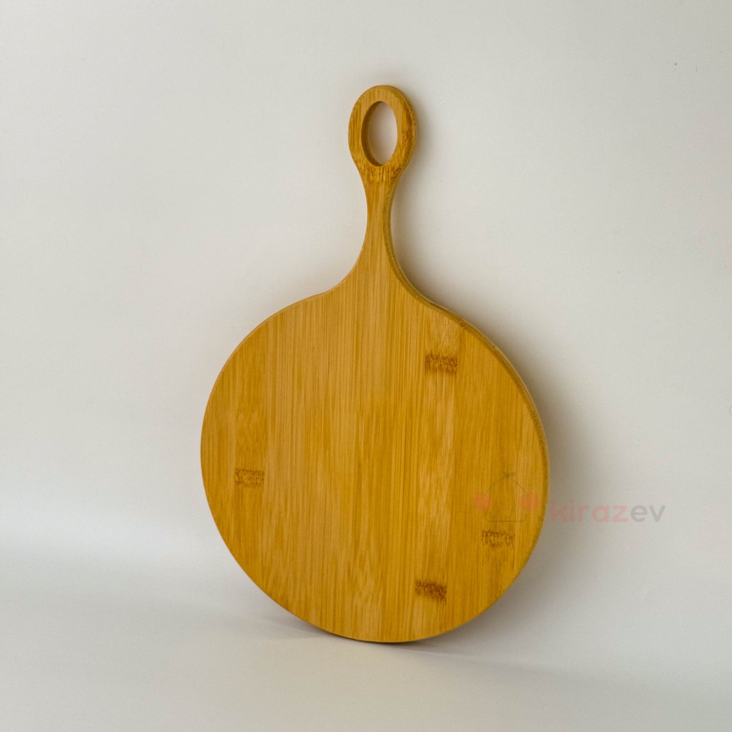 Yuvarlak Saplı Bambu Kesim Panosu