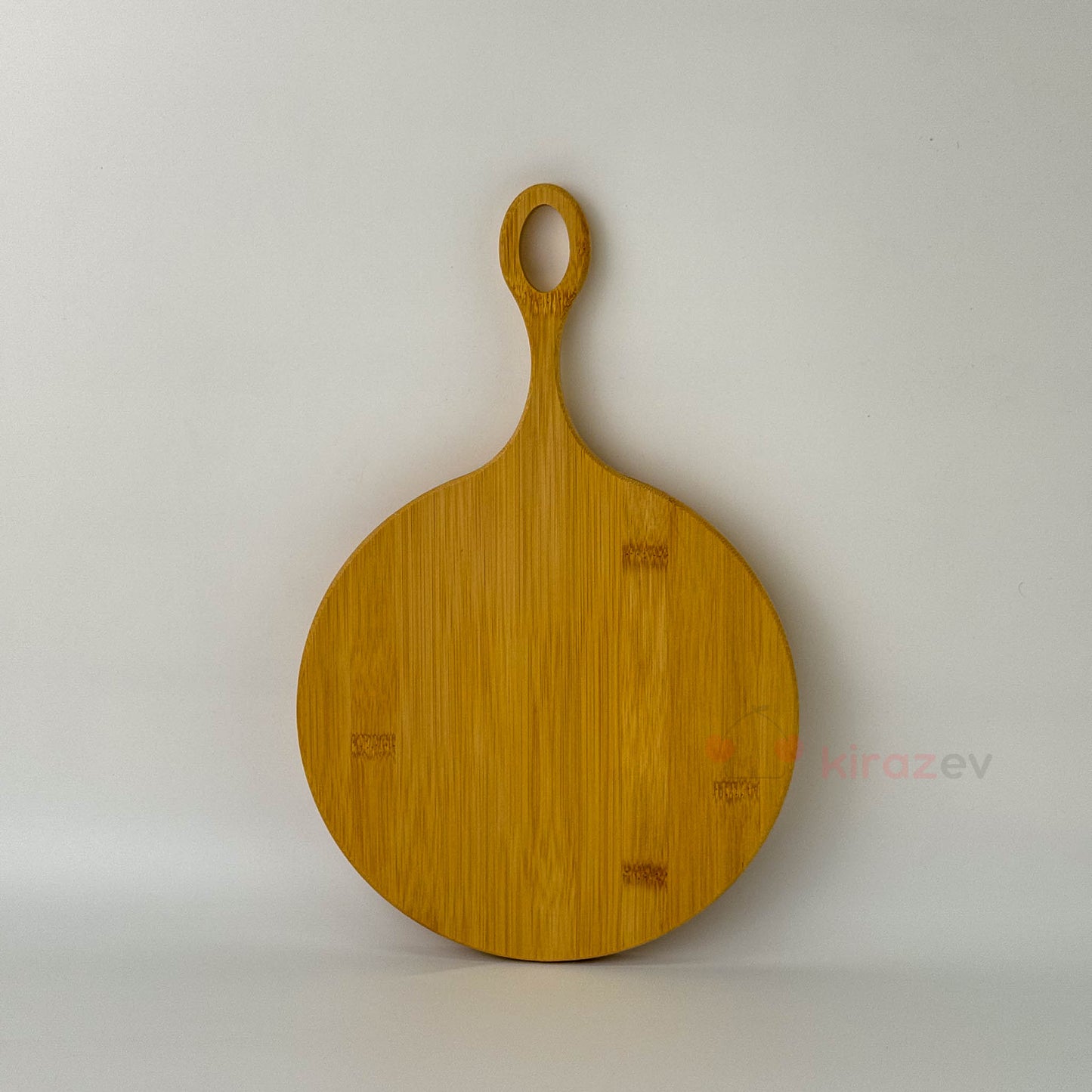 Yuvarlak Saplı Bambu Kesim Panosu