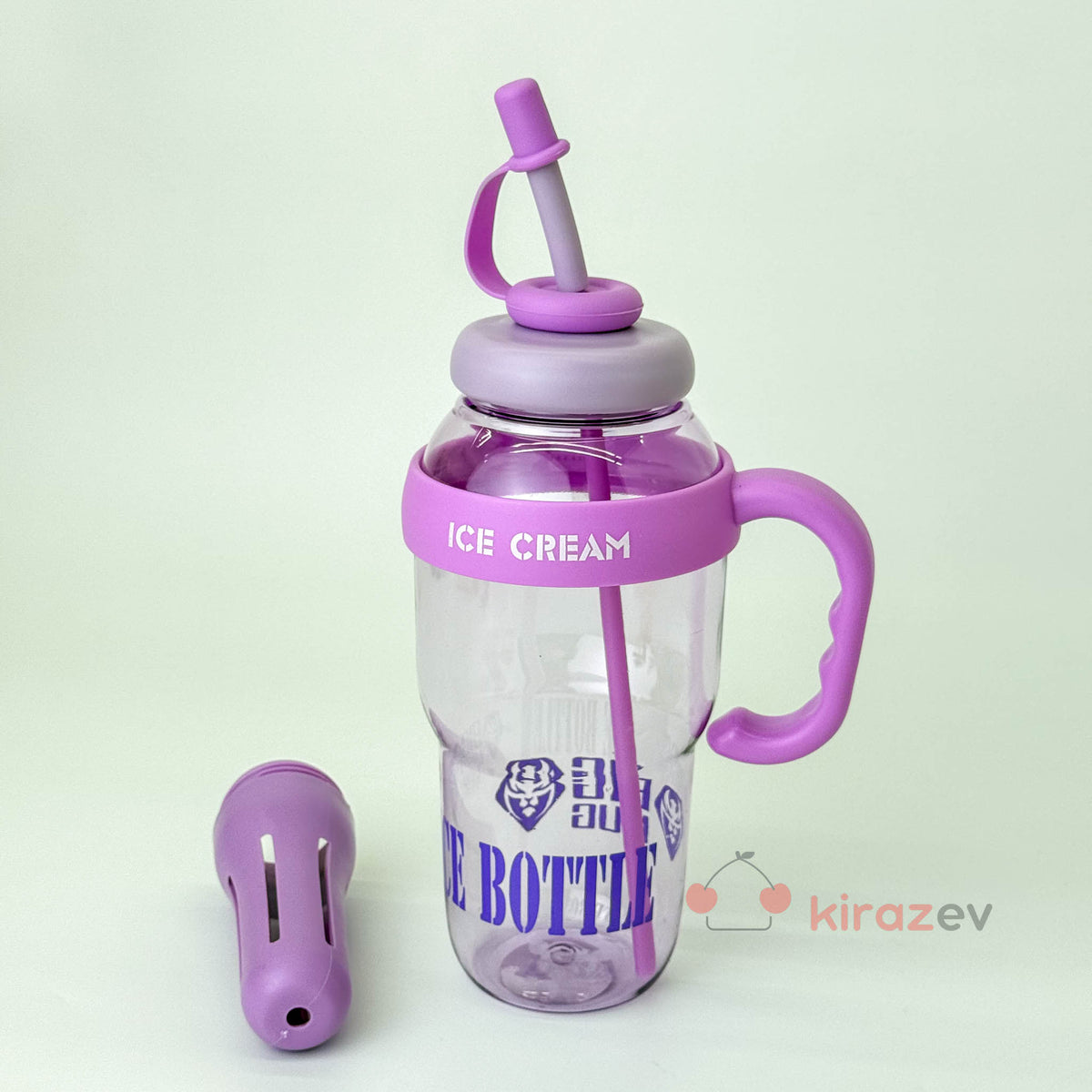 Bigmug Pipetli Hazneli Su Matarası 4 Renk - Kiraz Ev