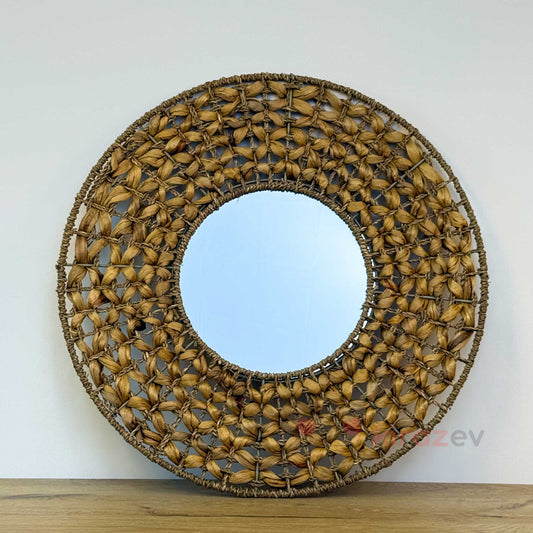 Bohem Düğüm Hasır Ayna