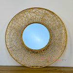 Bohem Su Yolu Rattan Ayna