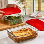 Paşabahçe Borcam Plastik Kapaklı Dikdörtgen Tepsi 1320 cc