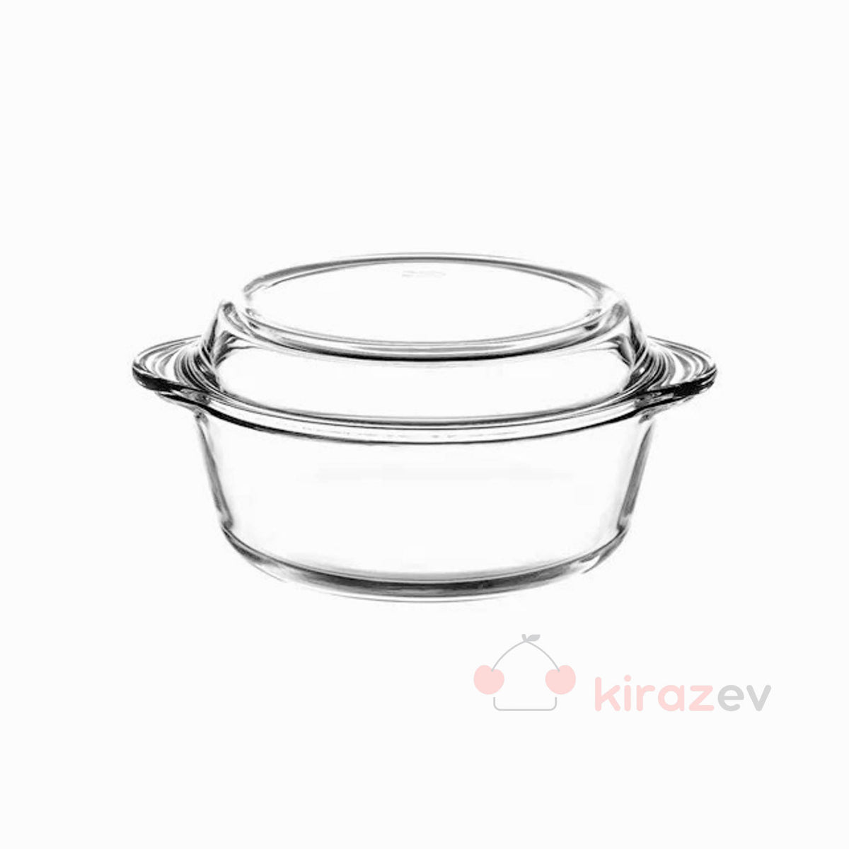 Paşabahçe Borcam Kapaklı Yuvarlak Tencere 2100 cc