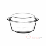 Paşabahçe Borcam Kapaklı Yuvarlak Tencere 3150 cc