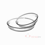 Paşabahçe Borcam Yuvarlak Fırın Kabı 2’li Set | 2950 & 1720 cc