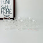 Borosilikat Kulplu Çay Bardağı 6'lı