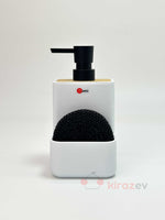 By Como Bambu Hazneli Sıvı Deterjanlık – Beyaz