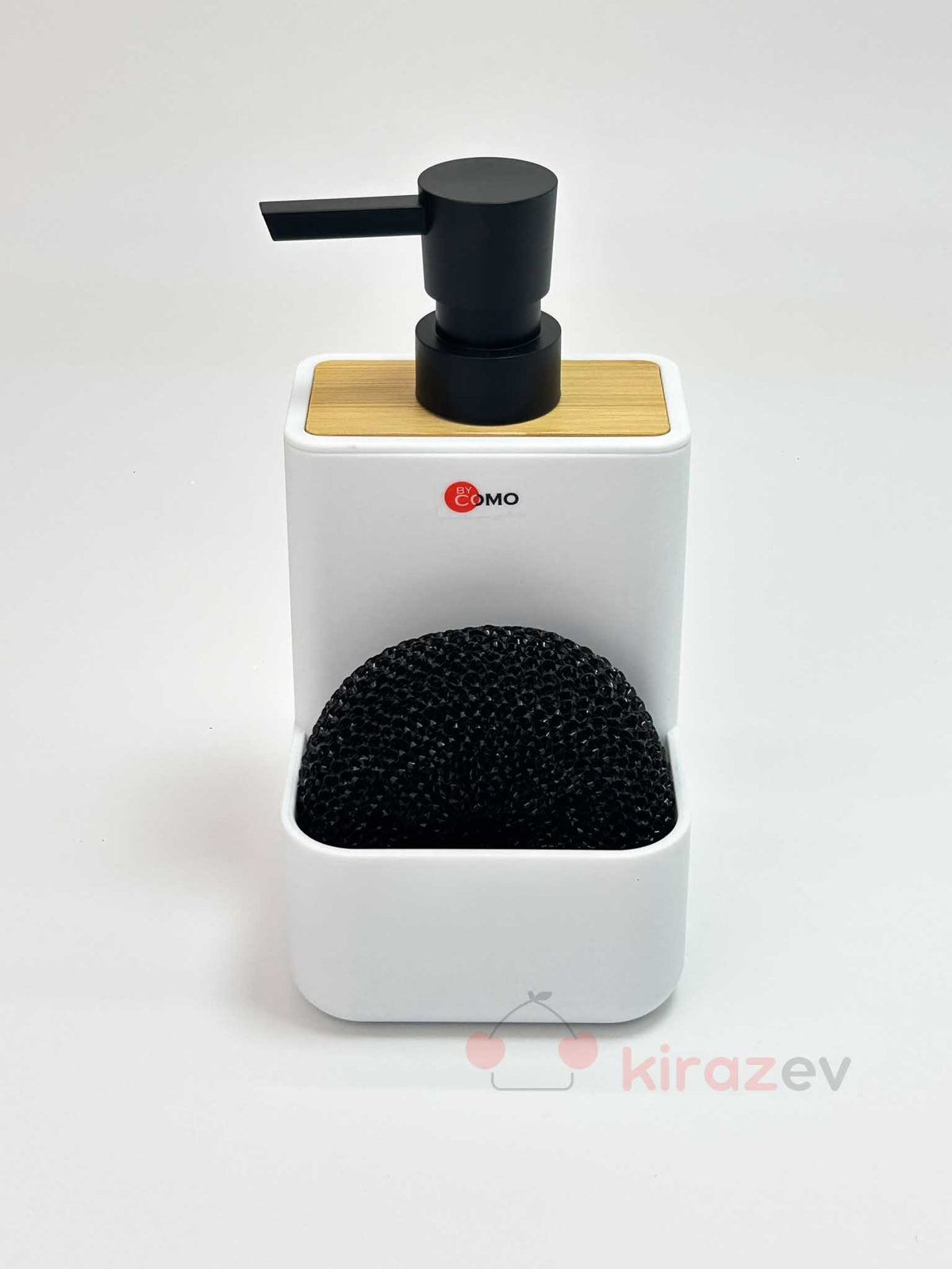 By Como Bambu Hazneli Sıvı Deterjanlık – Beyaz