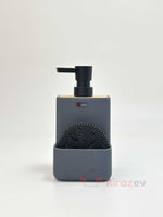 By Como Bambu Hazneli Sıvı Deterjanlık - Gri