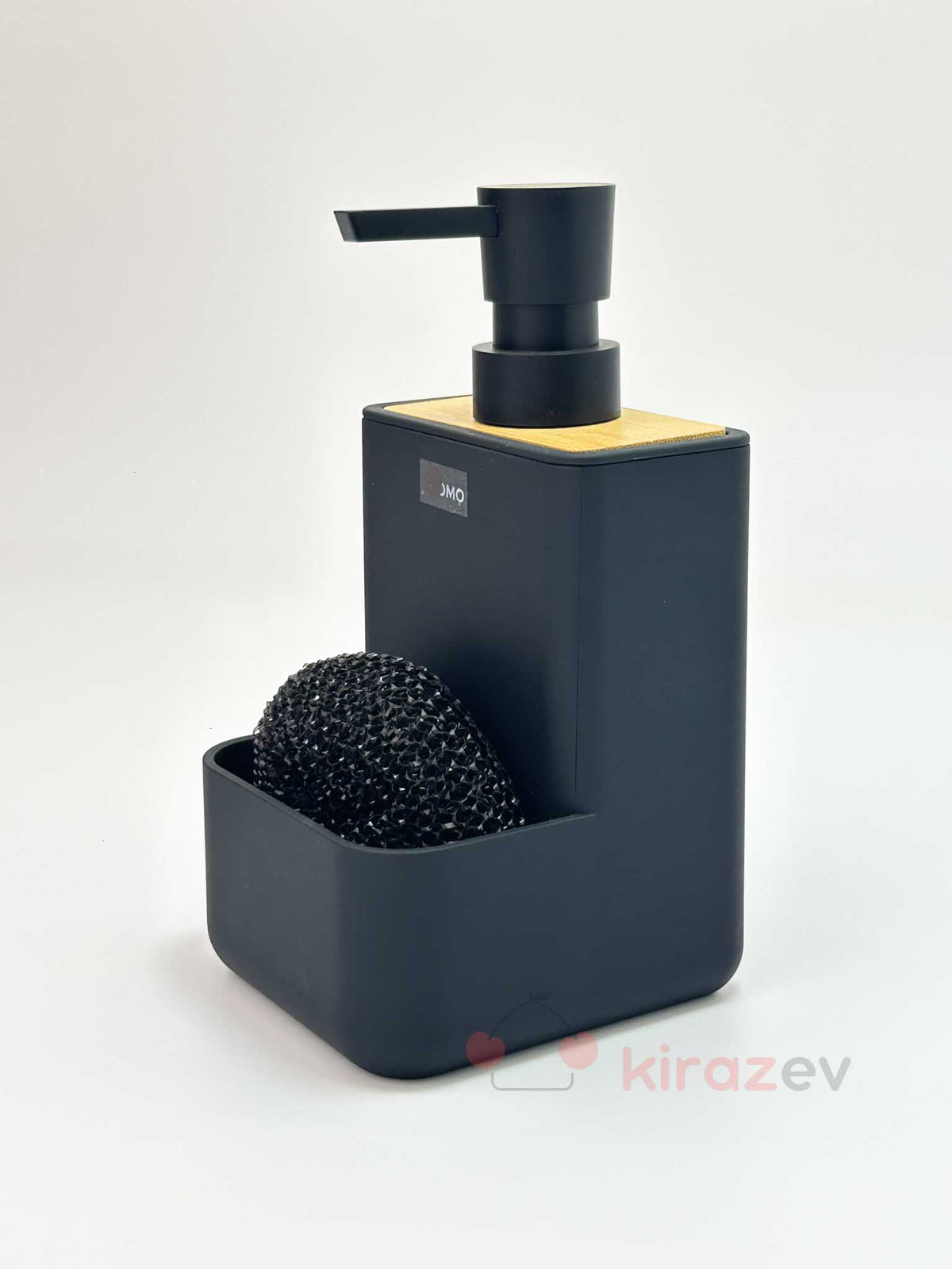 By Como Bambu Hazneli Sıvı Deterjanlık – Siyah