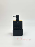 By Como Bambu Hazneli Sıvı Deterjanlık – Siyah