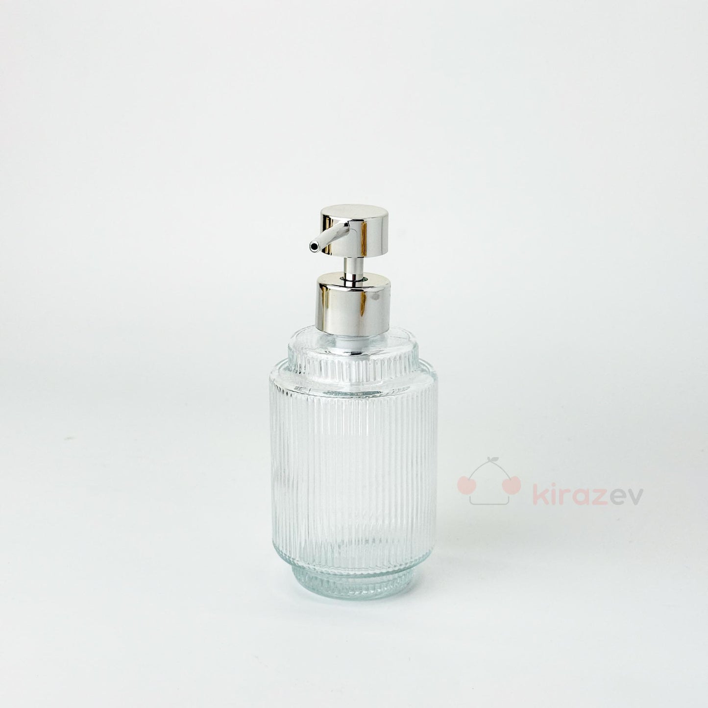 Çizgili Cam Sıvı Sabunluk