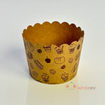 Cupcake Baskılı Yuvarlak Muffin Kapsülü 24’lü – Fırına Dayanıklı