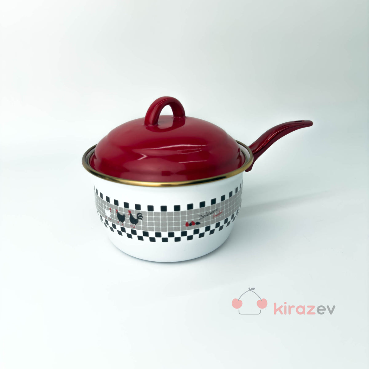 Emaye Tencere - Kiraz Ev