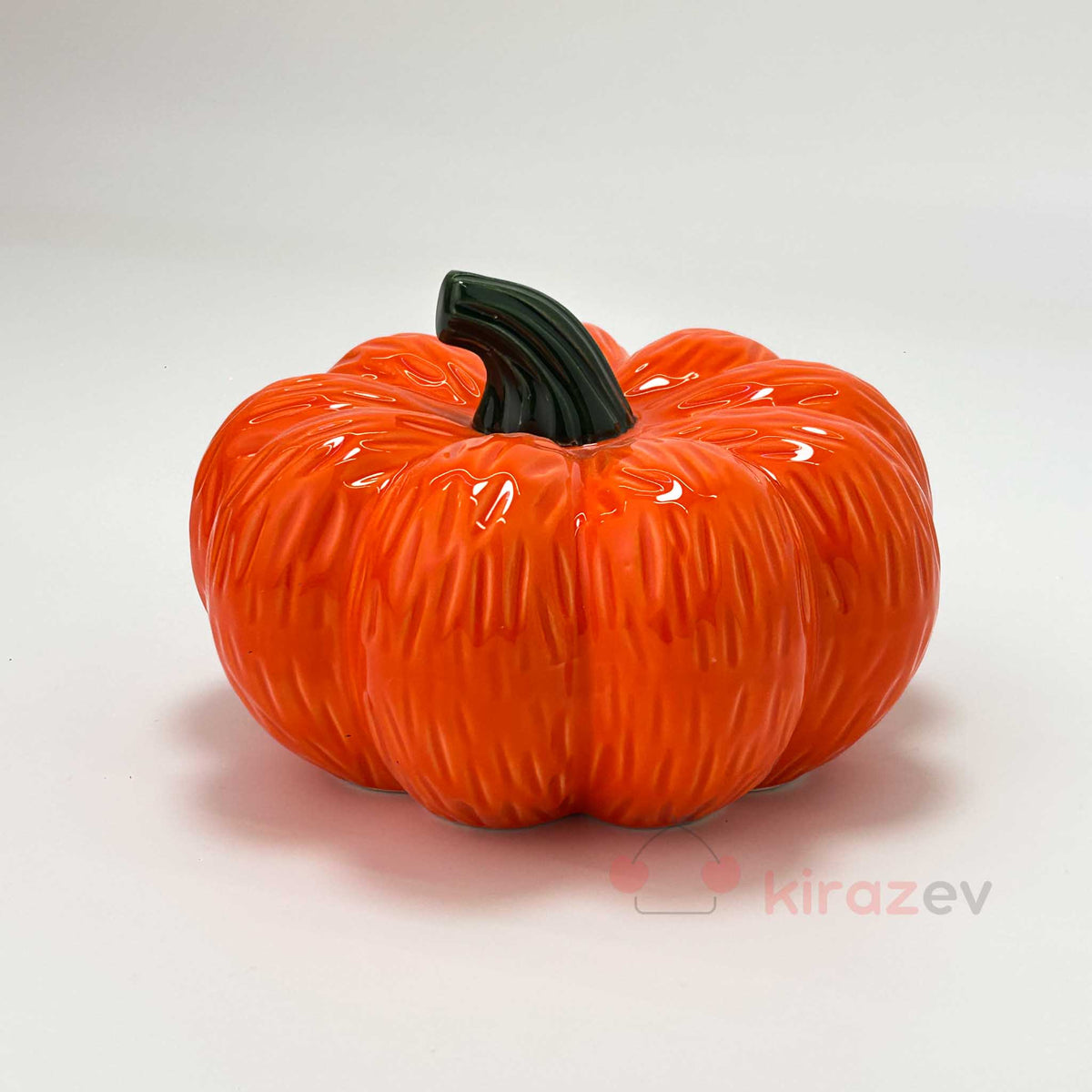 Dekoratif Seramik Kabak Turuncu Büyük Boy