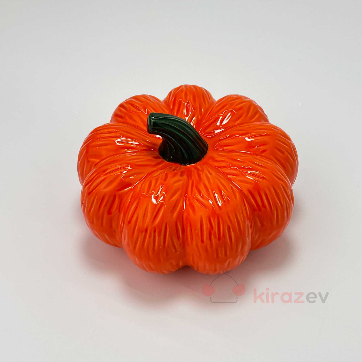 Dekoratif Seramik Kabak Turuncu Büyük Boy