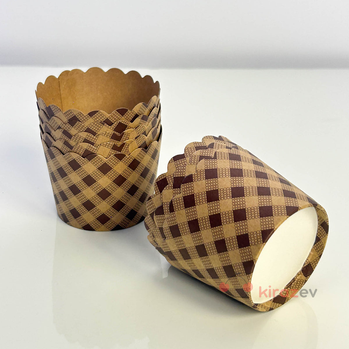 Desenli Yuvarlak Muffin Kapsülü 24’lü