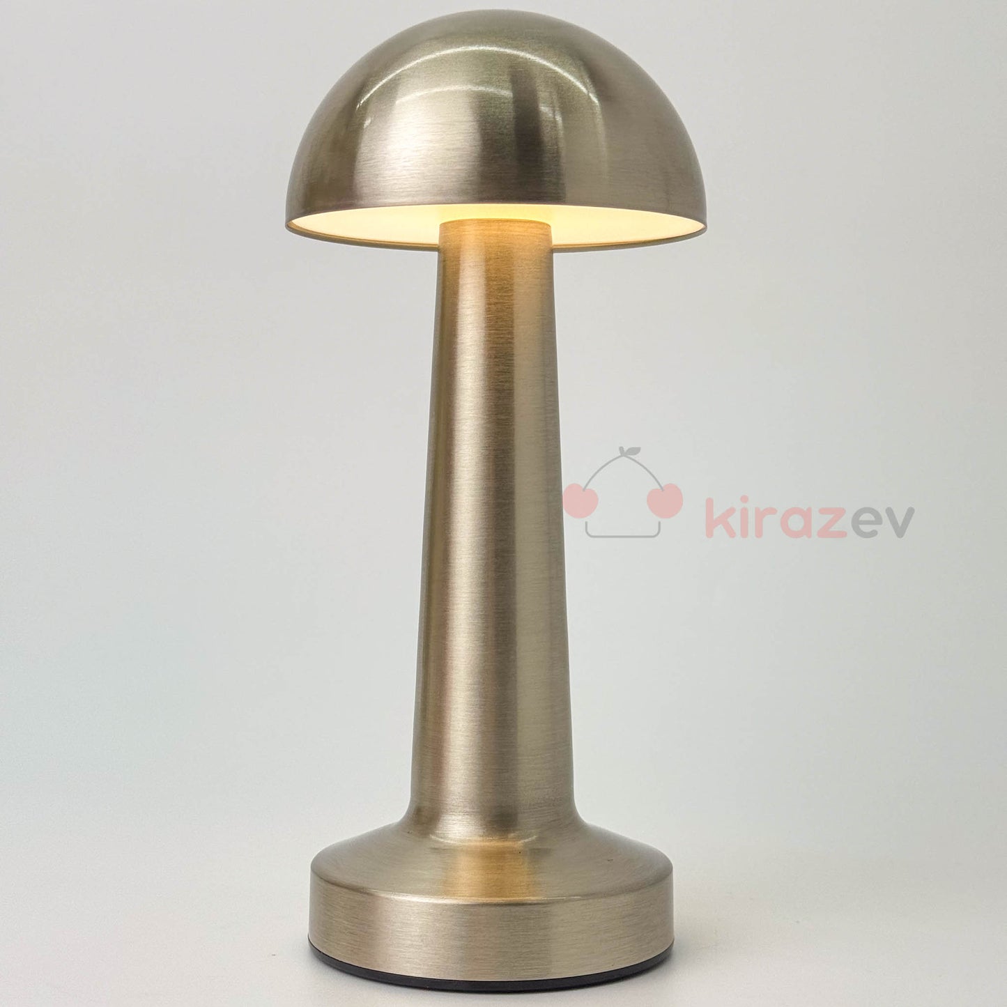 Dokunmatik 3 Modlu Şarjlı Mantar Lamba Gümüş