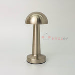 Dokunmatik 3 Modlu Şarjlı Mantar Lamba Gümüş