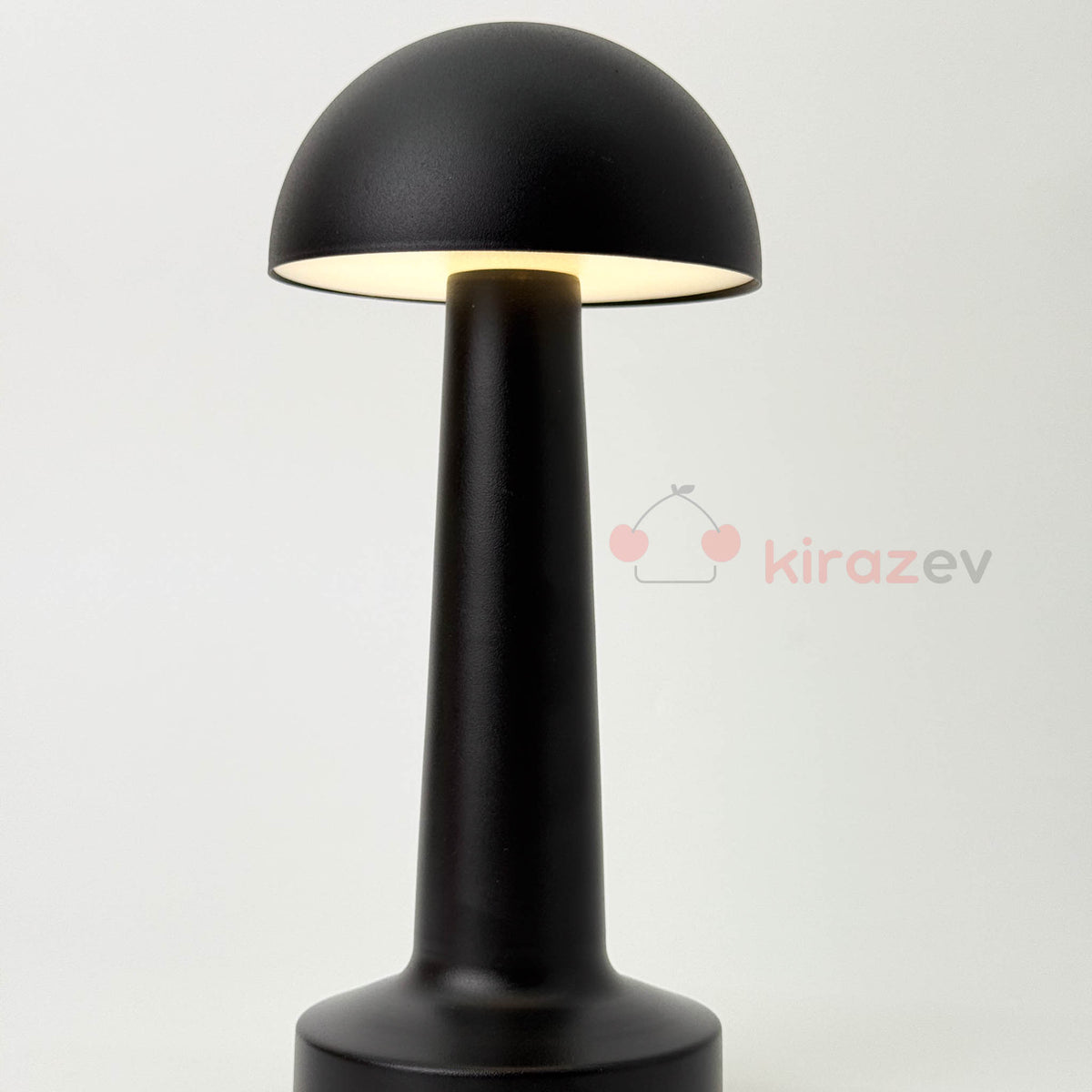 Dokunmatik 3 Modlu Şarjlı Mantar Lamba Siyah