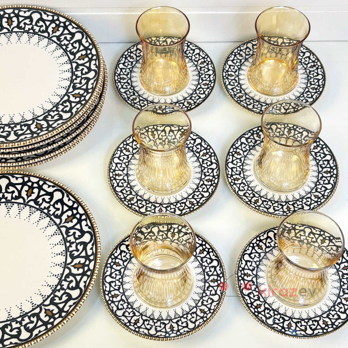 Efsun 18 Parça Çay Seti