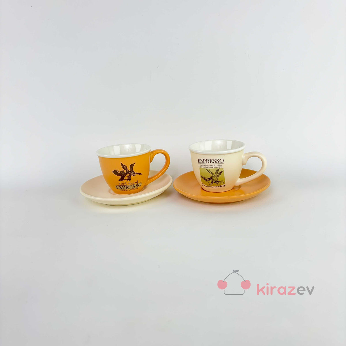 2'li Seramik Espresso Fincan Takımı