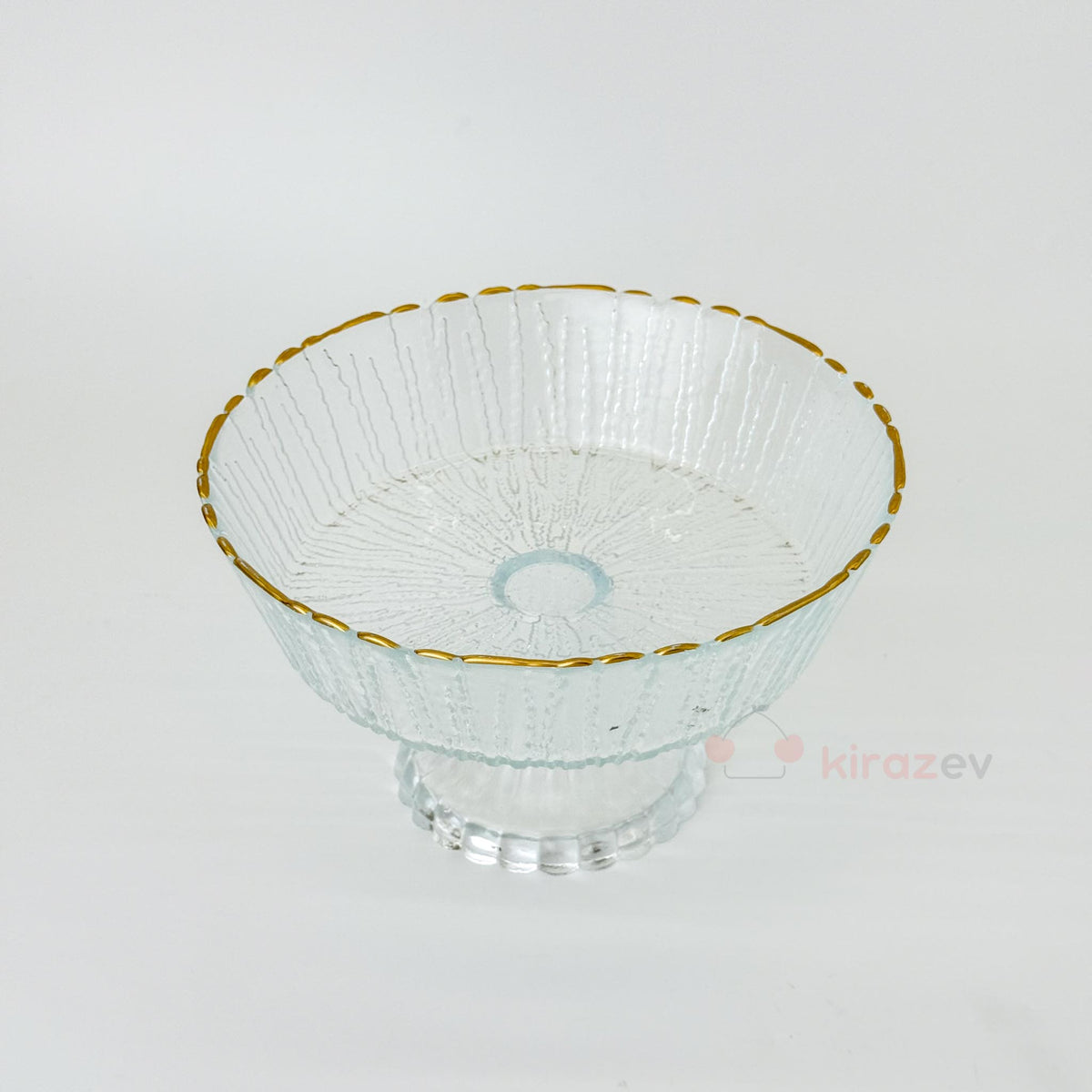 Fladen Yaldızlı Ayaklı Servis Kase