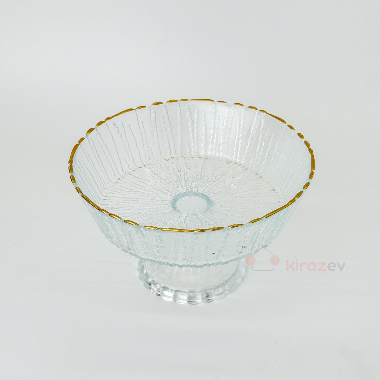 Fladen Yaldızlı Ayaklı Servis Kase