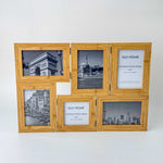 Galaxy 6’lı Ahşap Fotoğraf Çerçevesi