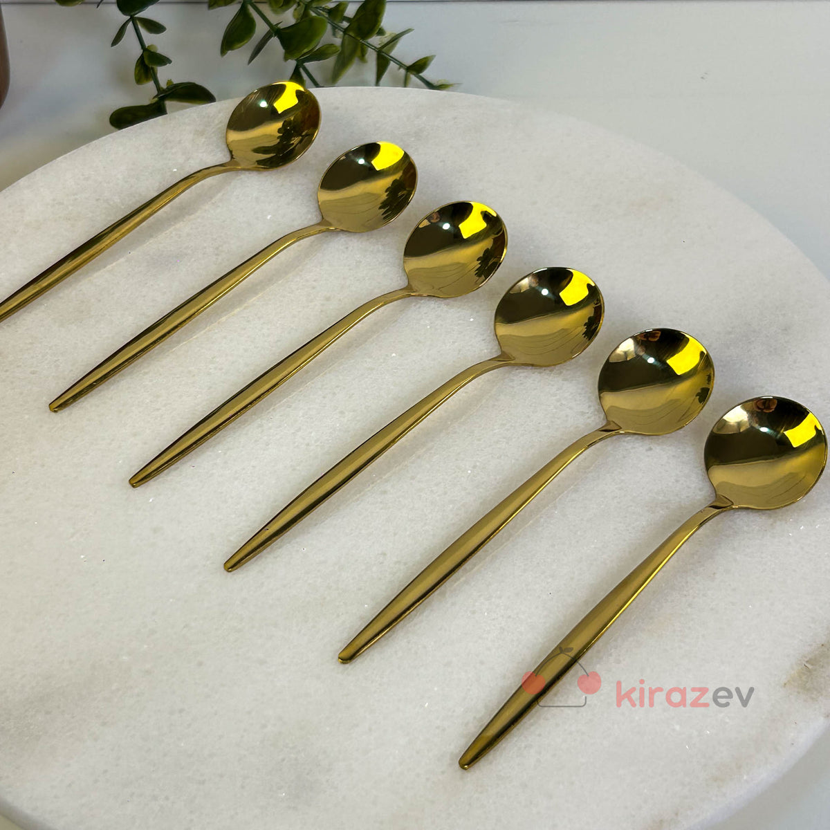 Gold Çay Kaşığı 6’lı Set (13 cm)