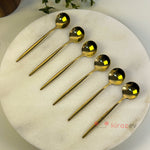 Gold Çay Kaşığı 6’lı Set (13 cm)