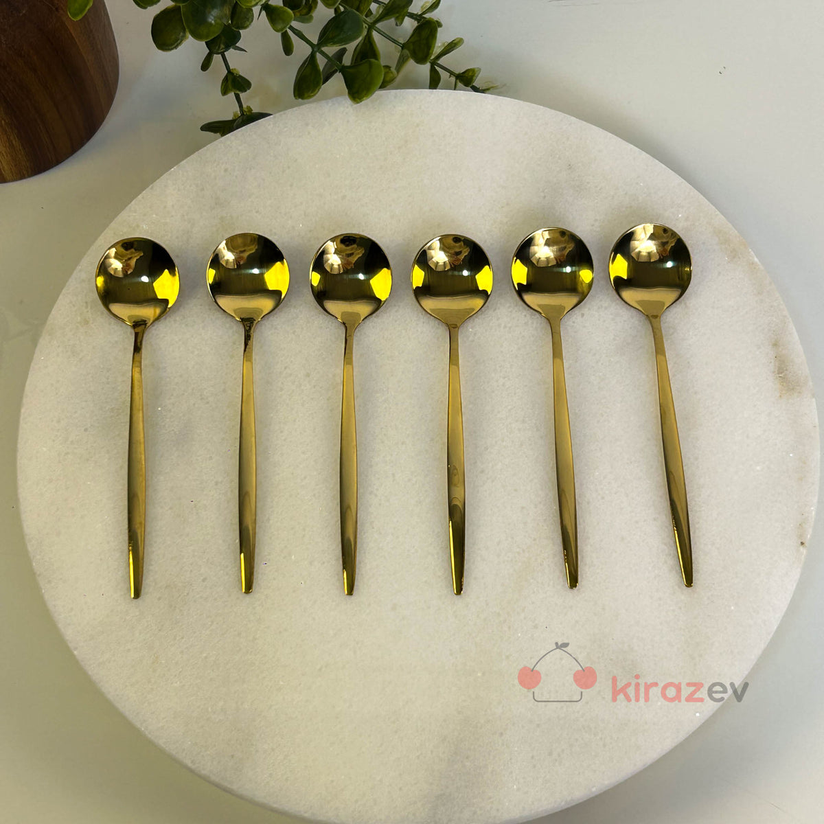 Gold Çay Kaşığı 6’lı Set (13 cm)