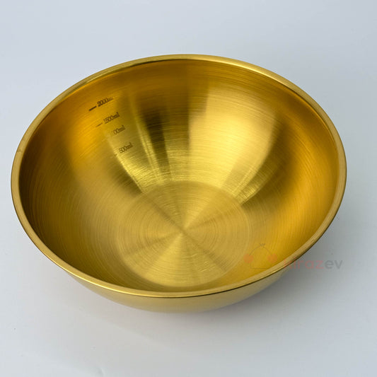 Gold Ölçekli Paslanmaz Kase 2000 ml