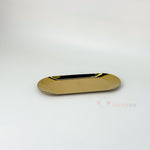 Gold Metal Kayık Tabak 2'li