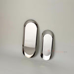 Gümüş Metal Kayık Tabak 2'li