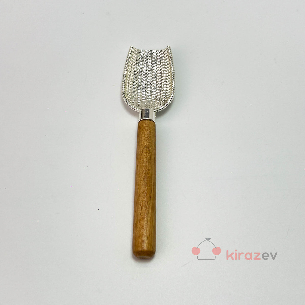 Bambu Baharatlık Kaşığı - Gümüş - Kiraz Ev