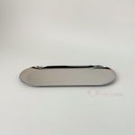 Gümüş Metal Kayık Tabak 2'li