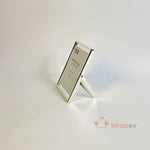 Gümüş Metal Fotoğraf Çerçevesi 10x15 cm