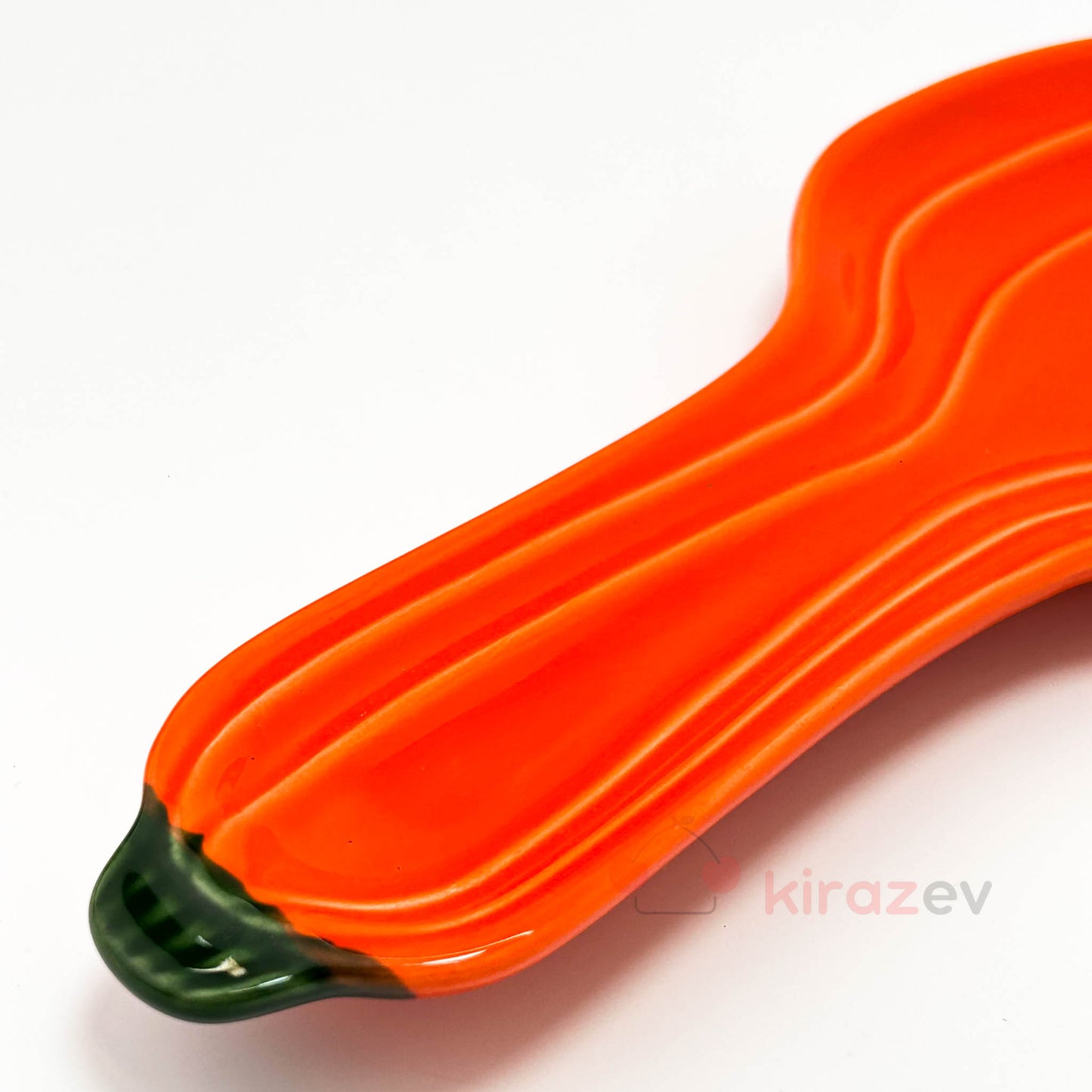 Kabak Şeklinde Seramik Kaşık Altlığı