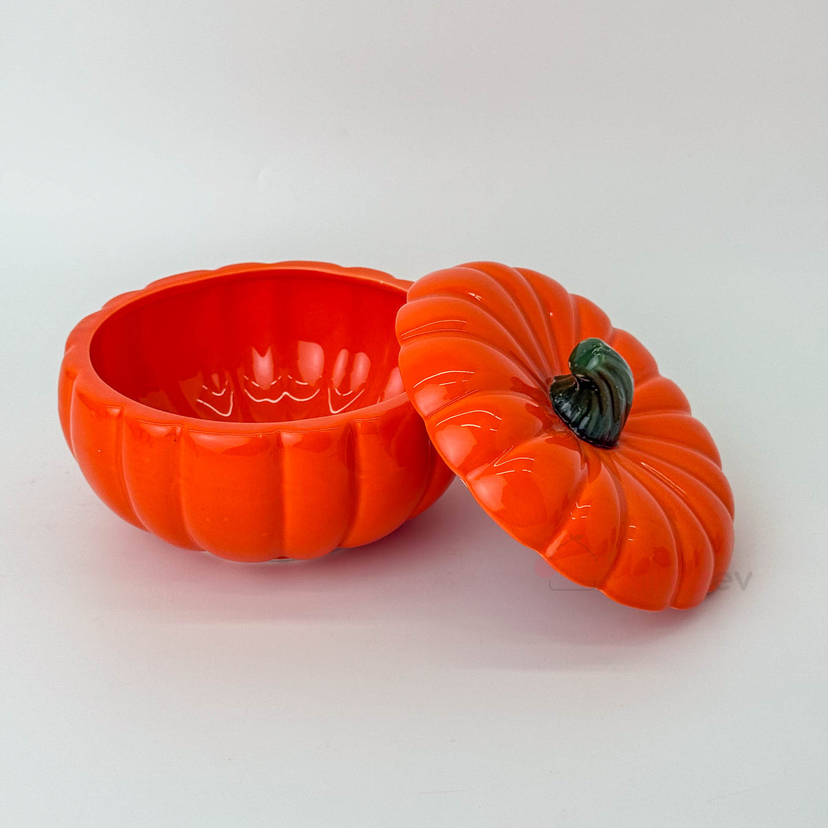 Kabak Seramik Kapaklı Kavanoz Sunumluk Büyük Boy