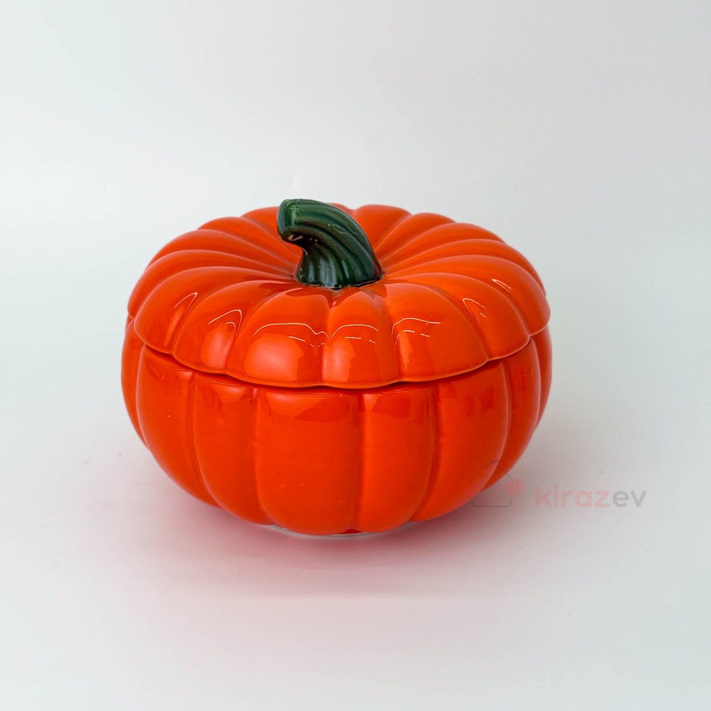 Kabak Seramik Kapaklı Kavanoz Sunumluk Büyük Boy