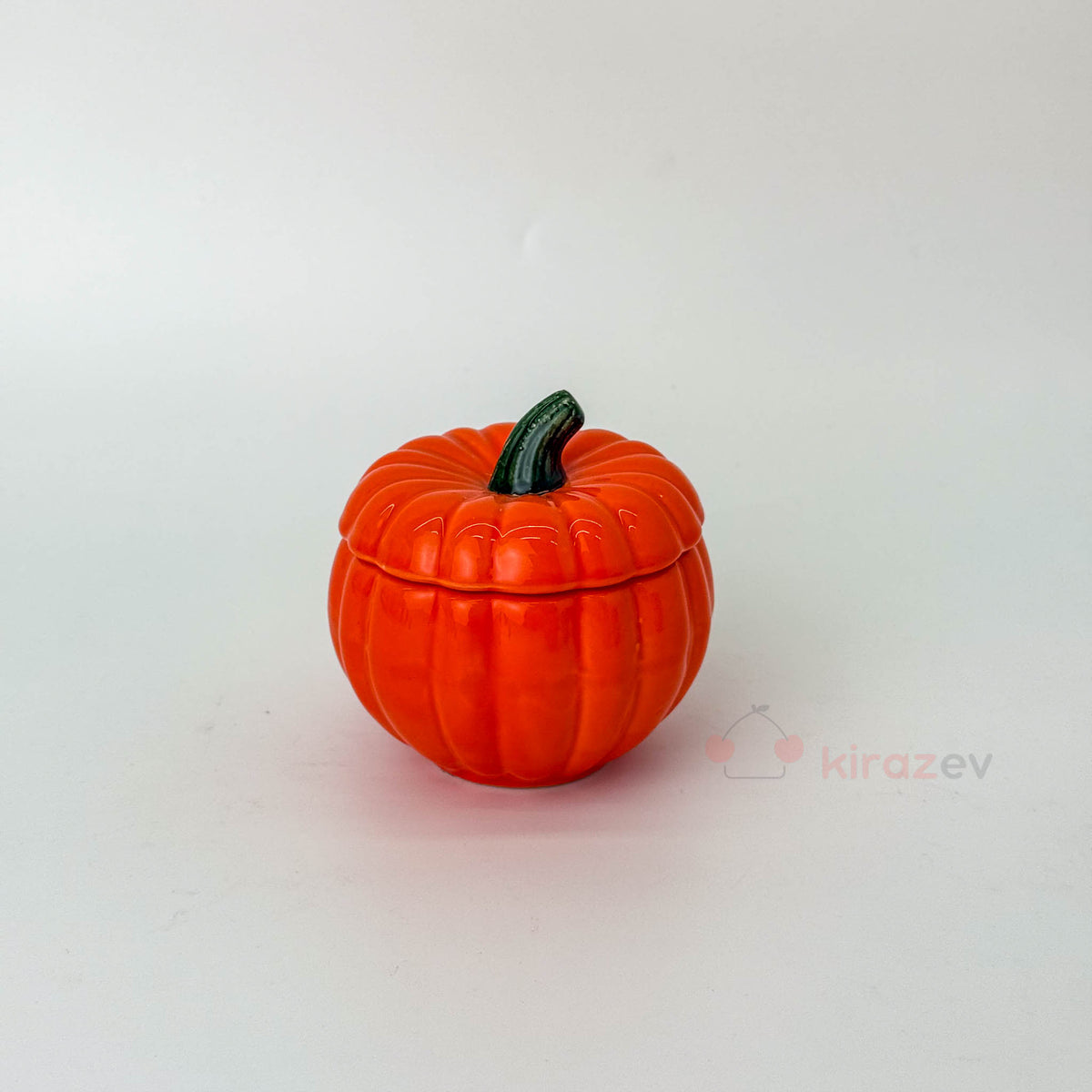 Kabak Seramik Kapaklı Kavanoz Sunumluk Küçük Boy